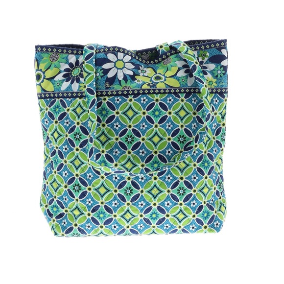 NWT VERA BRADLEY RETIRED Daisy Daisy Shoulder Tote Bag - Picture 1 of 4